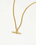 Chunky T-Bar Chain Necklace | 18k Gold Plated
