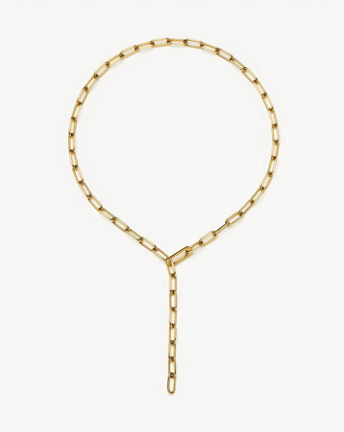 Classic Paperclip Chain Necklace | 18k Gold Plated