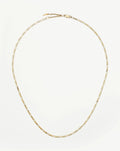 Solid Gold Figaro Chain Necklace