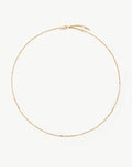 Solid Gold Twisted Curb Chain Choker