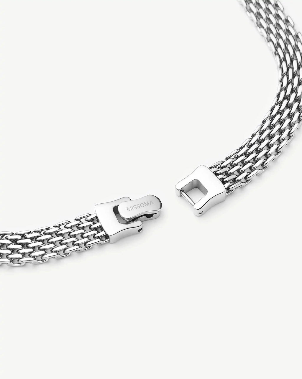 Heirloom Chain Choker Necklace | Platinum Plated