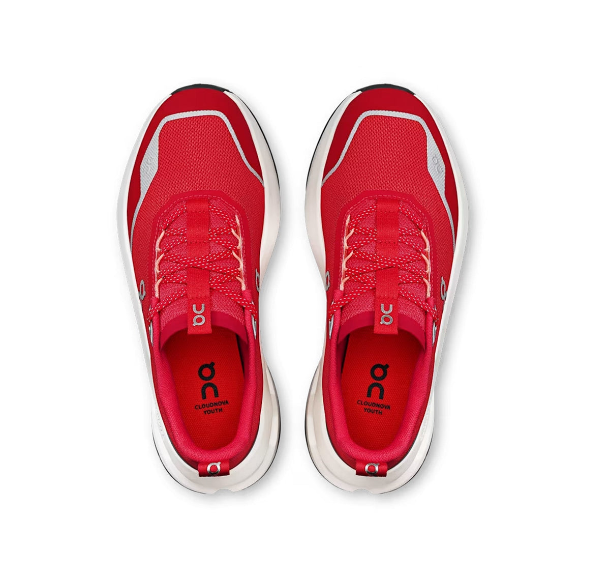 ON Big Kid's Cloudnova Red/Terra