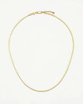 Lucy Williams Short Square Snake Chain Necklace
