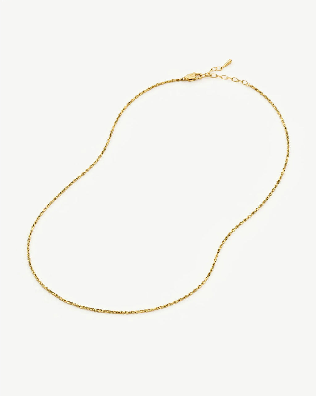 Medium Rope Chain Necklace | 18k Gold Plated