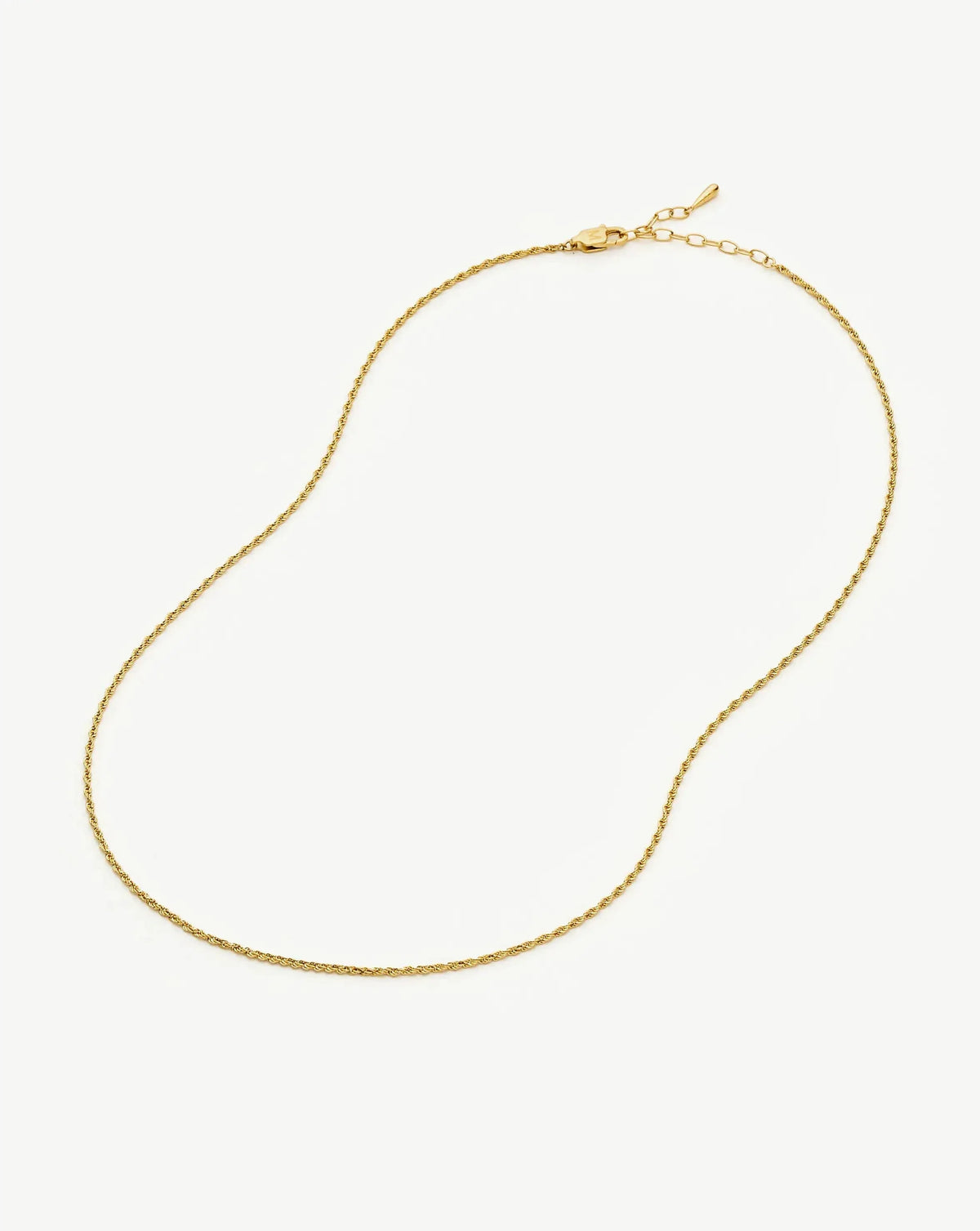 Medium Rope Chain Necklace | 18k Gold Plated