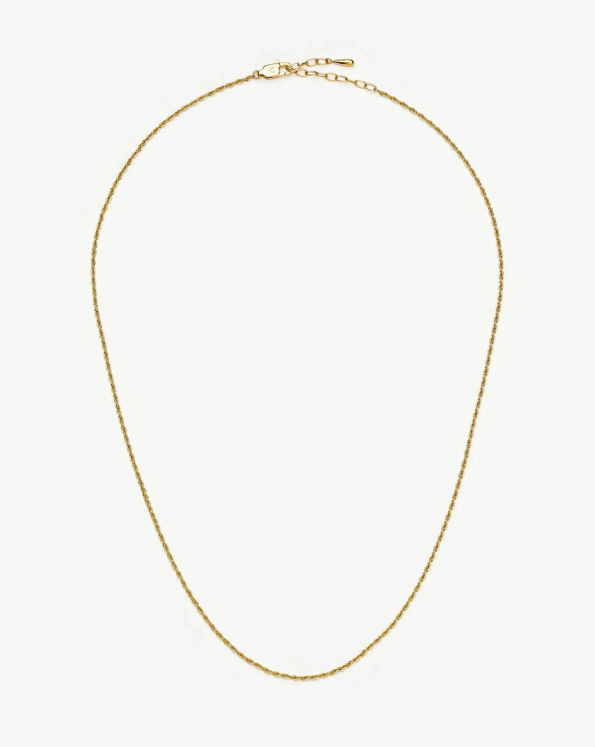 Medium Rope Chain Necklace | 18k Gold Plated