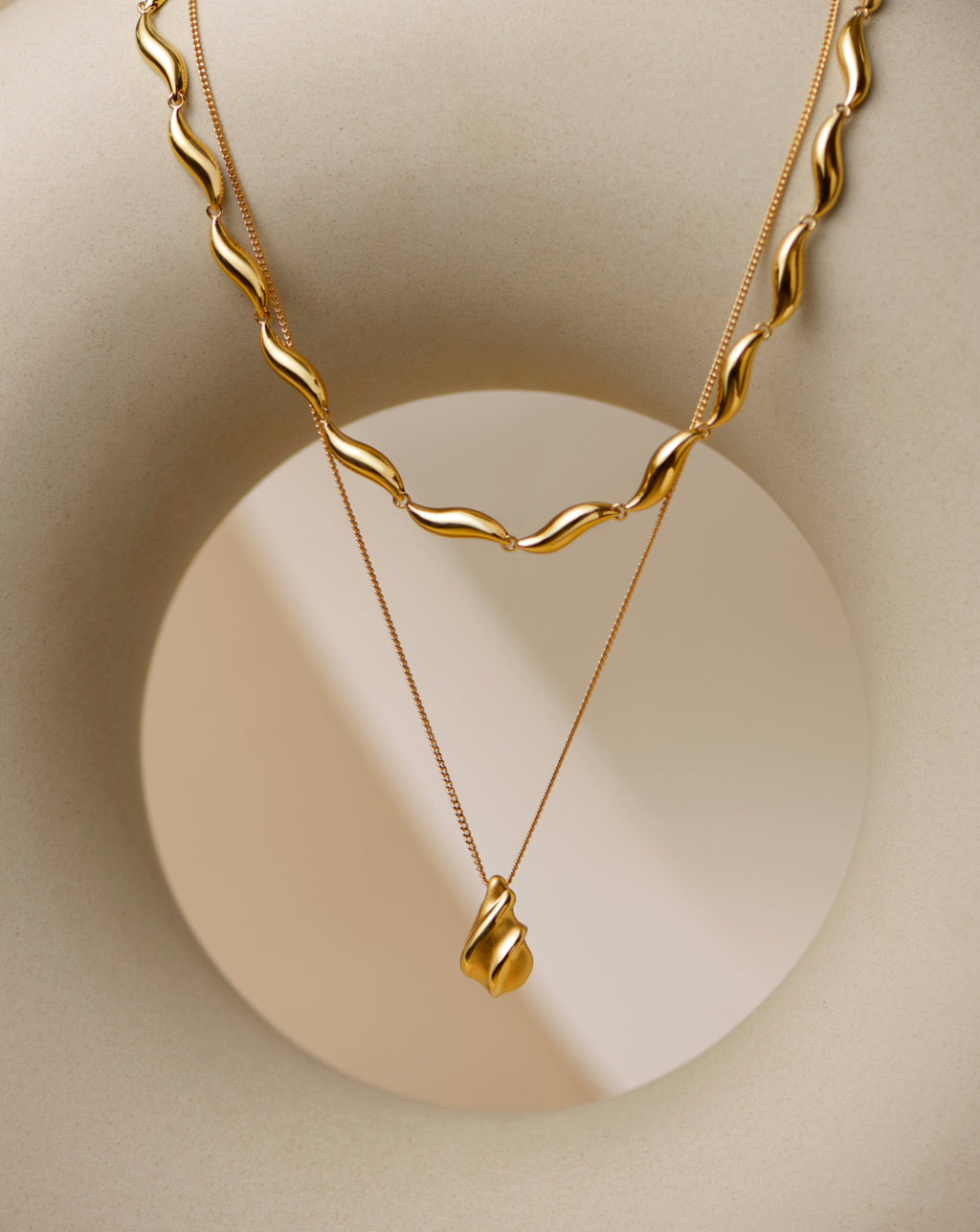 Savi Signature Link Chain Necklace | 18k Gold Plated