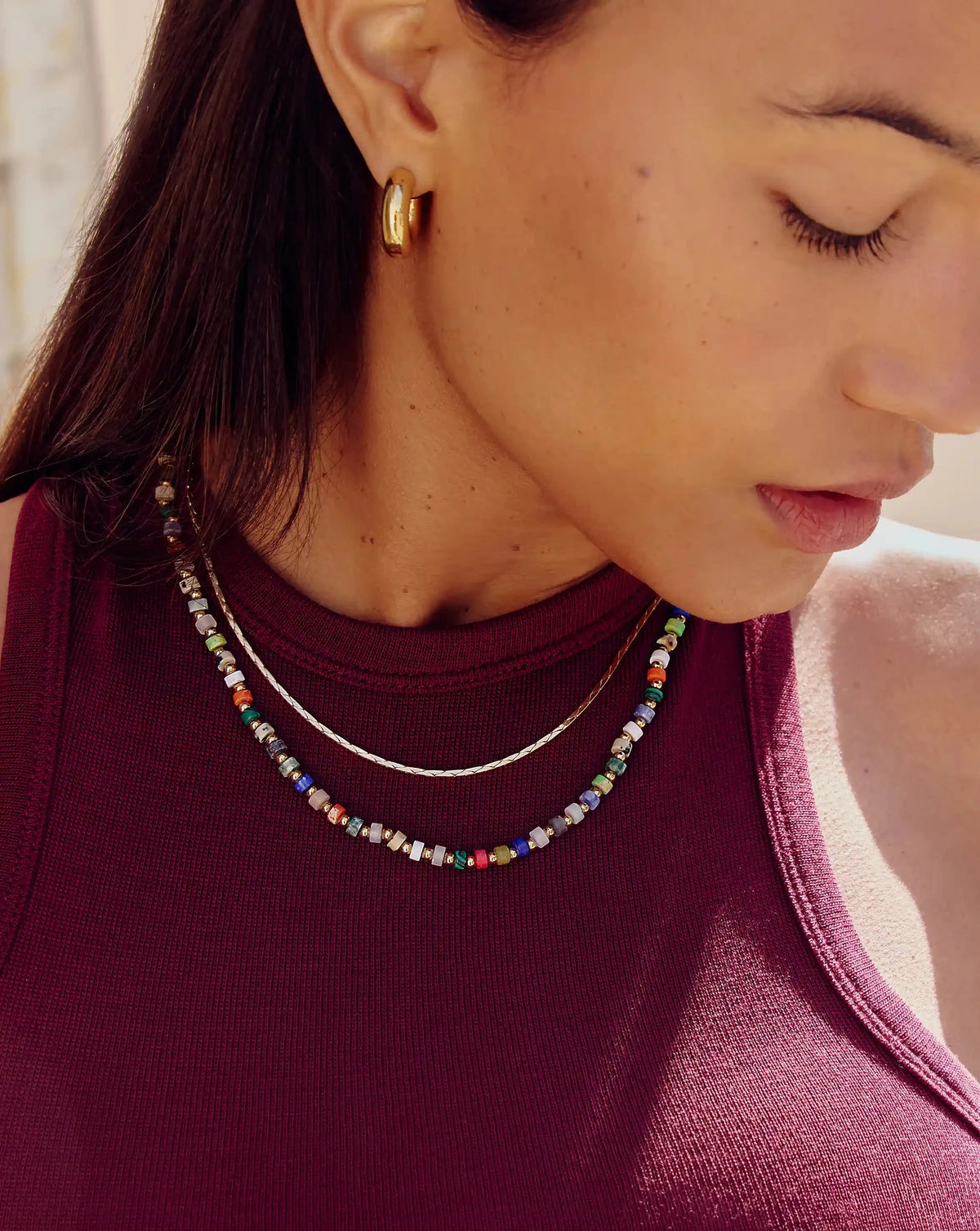 Short Beaded Necklace