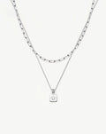 The Effortless Necklace Set | Platinum Plated