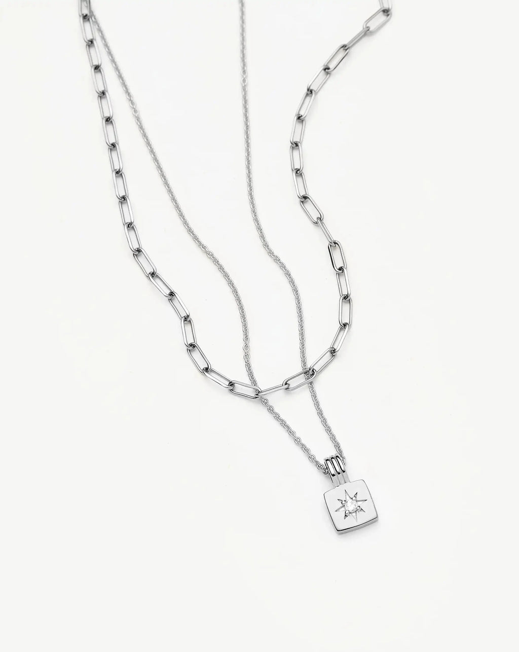 The Effortless Necklace Set | Platinum Plated