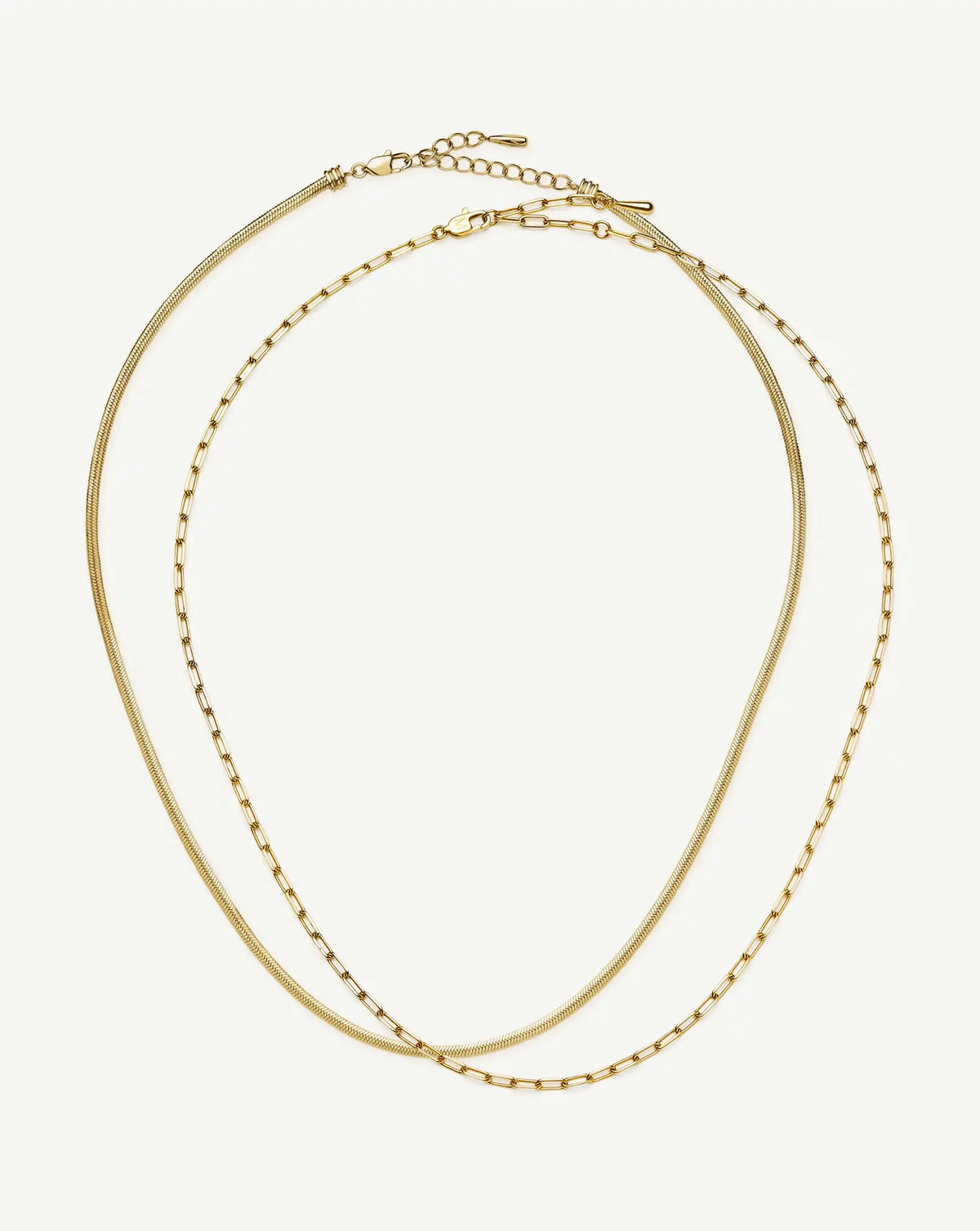 The Go-To Necklace Set | 18k Gold Plated