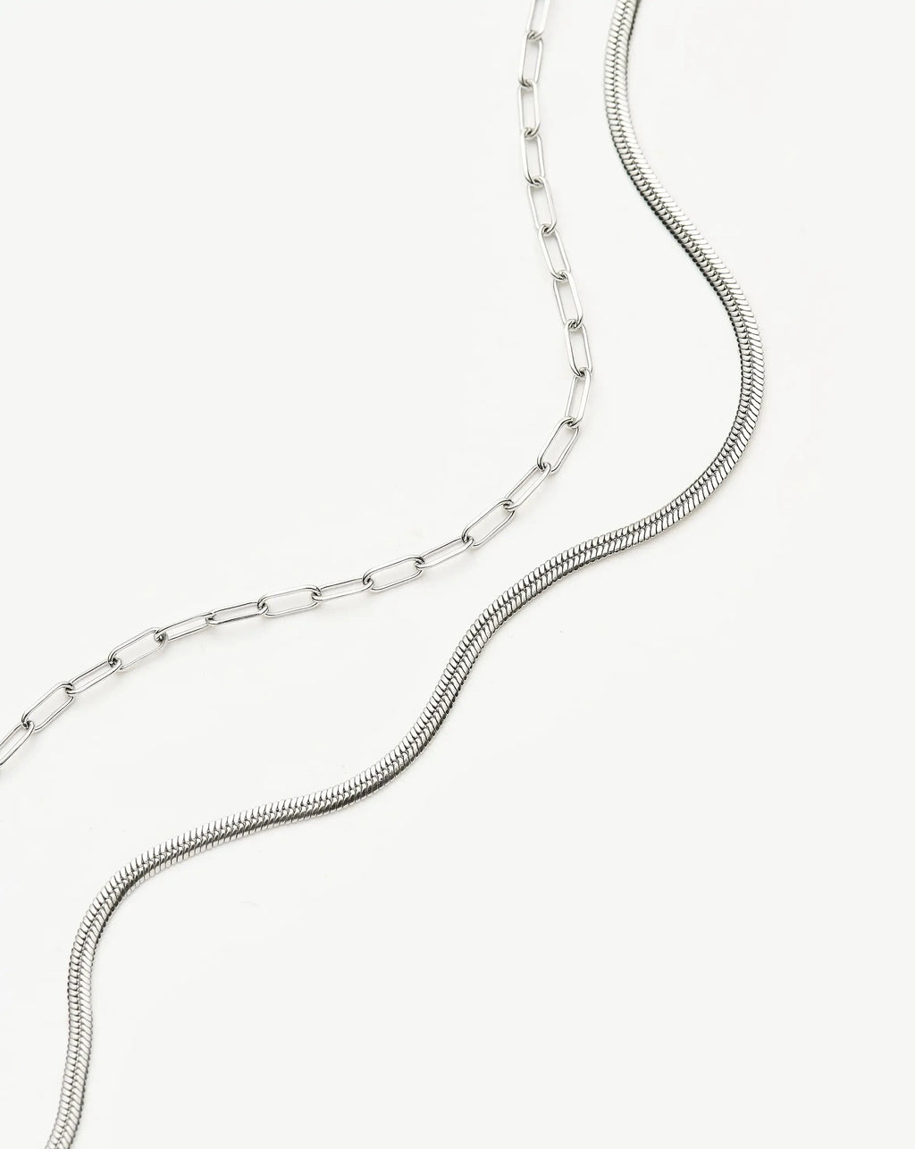 The Go-To Necklace Set | Platinum Plated